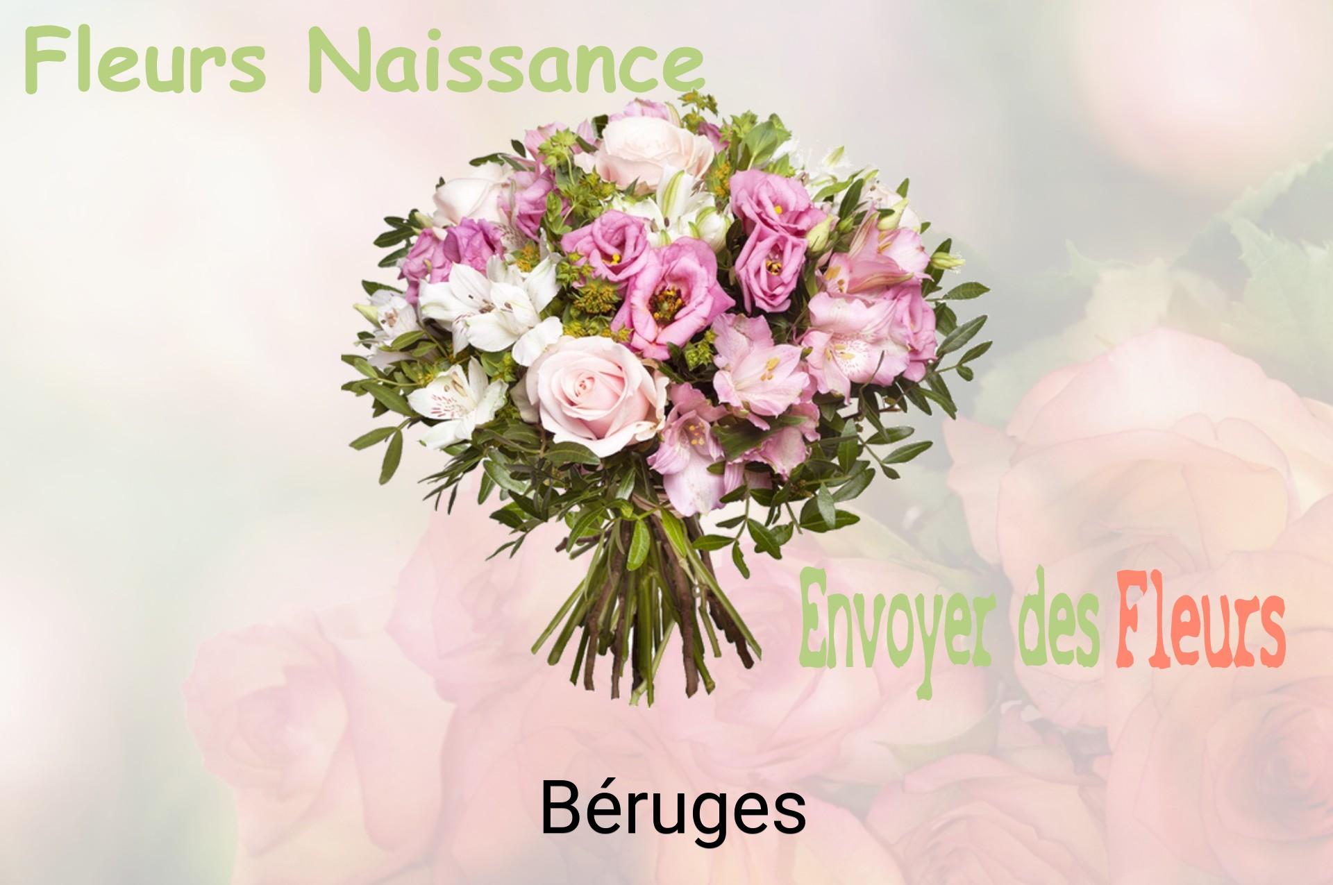 Bouquet de fleurs de naissance livré à Béruges